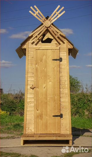 Уличный туалет с установкой