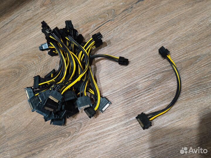 Переходники sata-6pin, sata-molex, 8pin-2x8pin