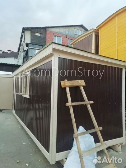 Новые деревянные бытовки