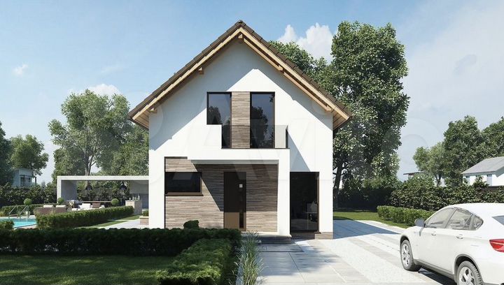 Дом 136,4 м² на участке 5 сот.