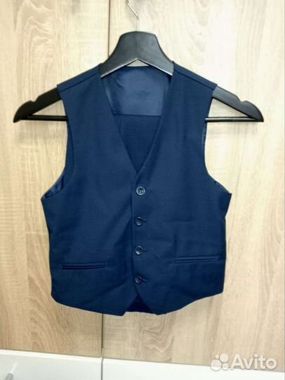 Школьный костюм для мальчика 134 синий