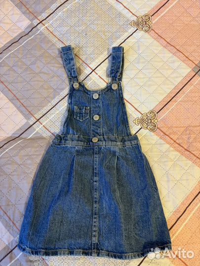 Джинсовые сарафан 104