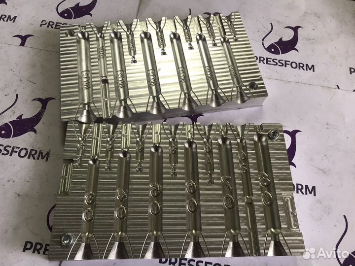 Форма чпу для литья грузил (Дропшот, 4-80)