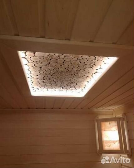 Стеновые панели из спилoв можжевельника