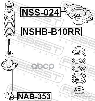 Пыльник заднего амортизатора