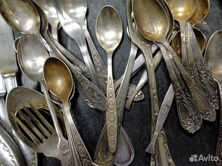 Мельхиор столовые приборы