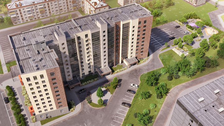 2-к. квартира, 55,6 м², 3/11 эт.