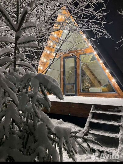 Афрейм каркасный дом шалаш