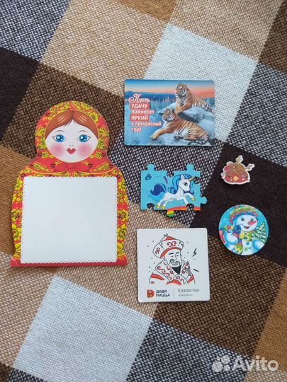 Магнитики коллекционные Додо Пицца