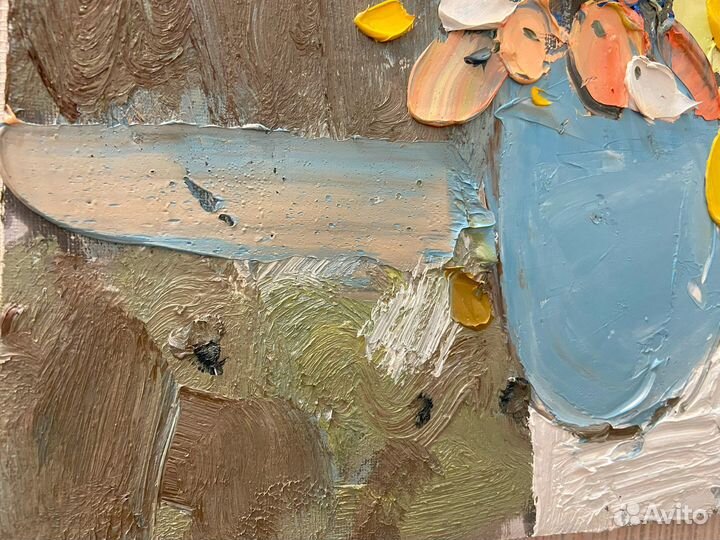 Картина маслом на холсте цветы