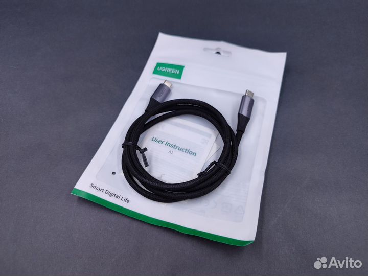Ugreen cкоростной 10Gbps кабель (новый) 240w