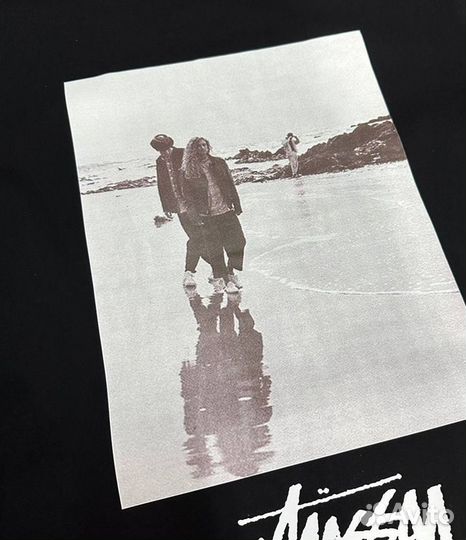 Футболка Stussy Low Tide Black Оригинал