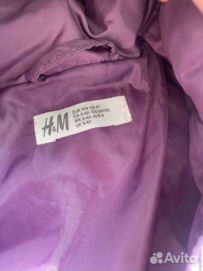 Куртка HM для девочки 104