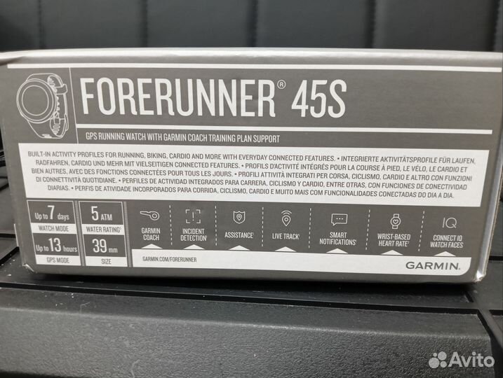 Часы для бега Garmin forerunner 45s GPS