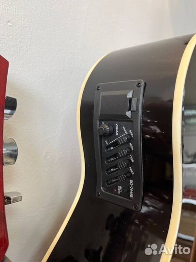 Гитара электроакустика Fabio 4010 BK + чехол