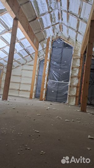 Утепление стен пеной ППУ теплоизоляция