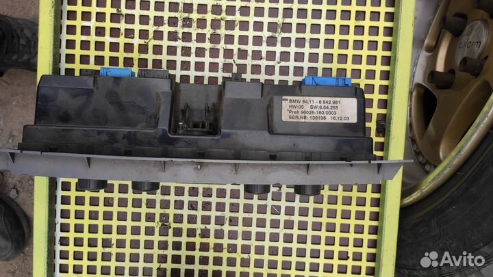 Блок климат контроля bmw e65 64116942981