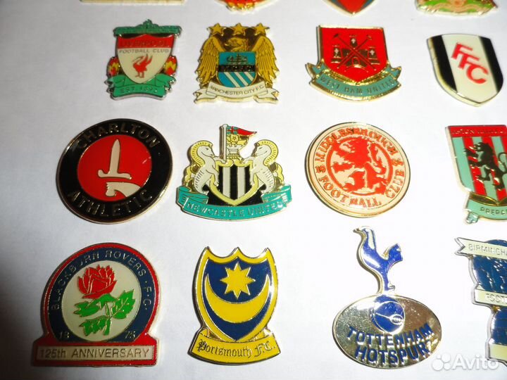 Значки Англия. The F.A. Premier League. Футбол