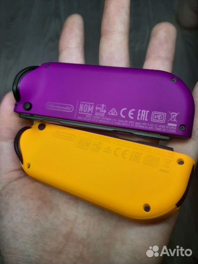 Оригинал Nintendo Joy-Con Neon Purple/Neon Orange