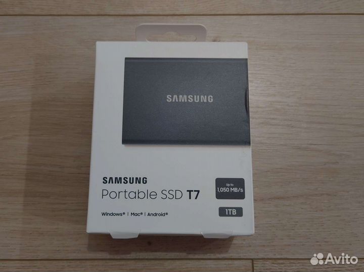 Ssd Samsung T7 1tb (новый, оригинал)