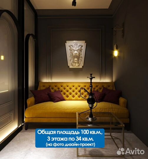 Стильная кальянная со свежим ремонтом