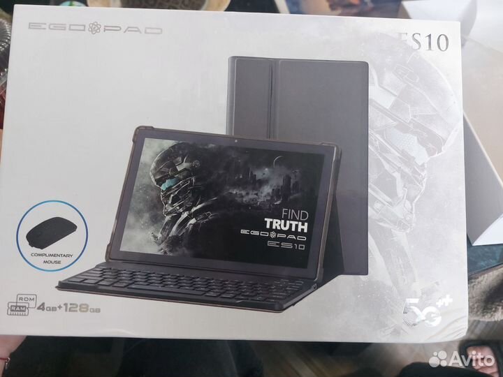 Планшет с клавиатурой и мышкой