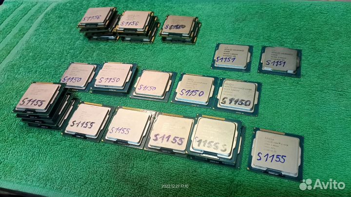 Процессоры intel 478 775 1156 1155 1150 1151 1366