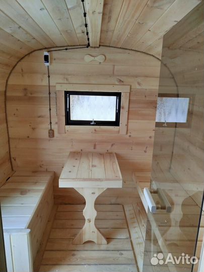 Баня бочка под ключ