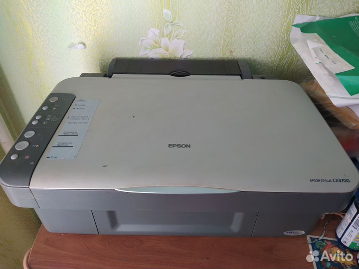 Мфу Epson cx3700 цветной струйный принтер + сканер