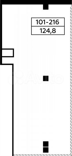 Аренда торговое помещение площадью 81.4 кв.м