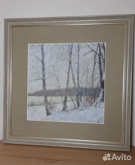 Картина пастель пейзаж