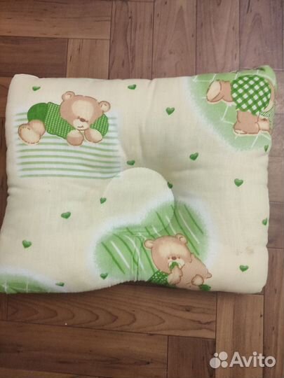 Подушка ортопедическая и бандаж для новорождённого