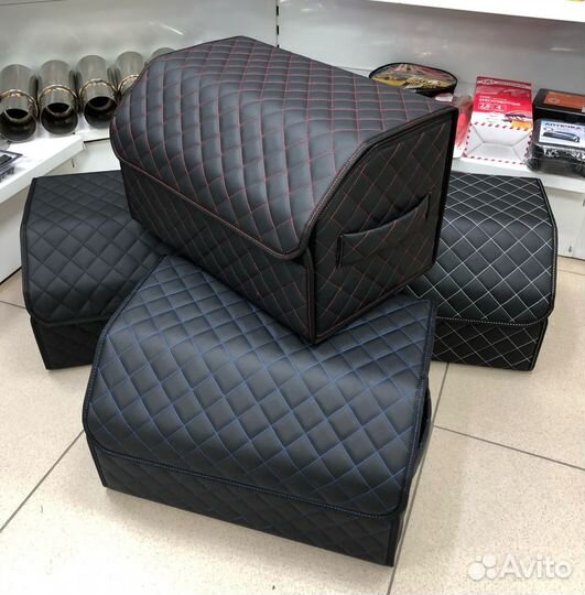 Органайзер Premium эко-кожа в багажник автомобиля