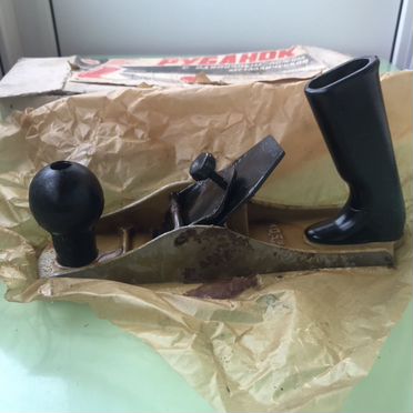 Рубанок металлический СССР,в заводской смазке