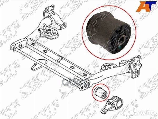 Сайлентблок Audi A6 97-05 / Volkswagen Passat