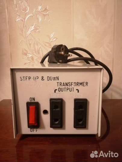 Понижающий трансформатор 230в на 100в
