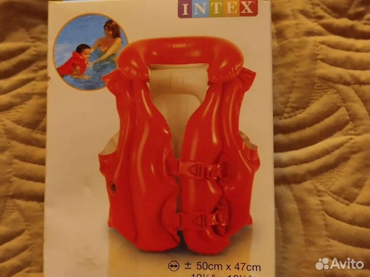 Жилет надувной детский Intex 3-6 лет
