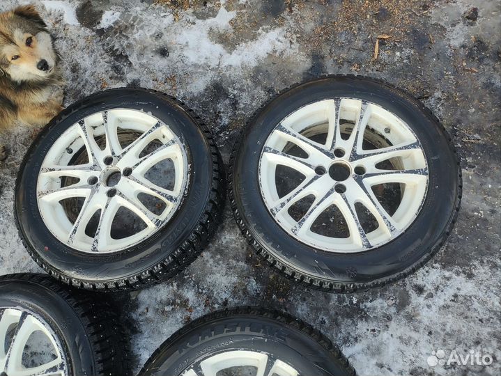 Диски с резиной р15 4:98 на ваз