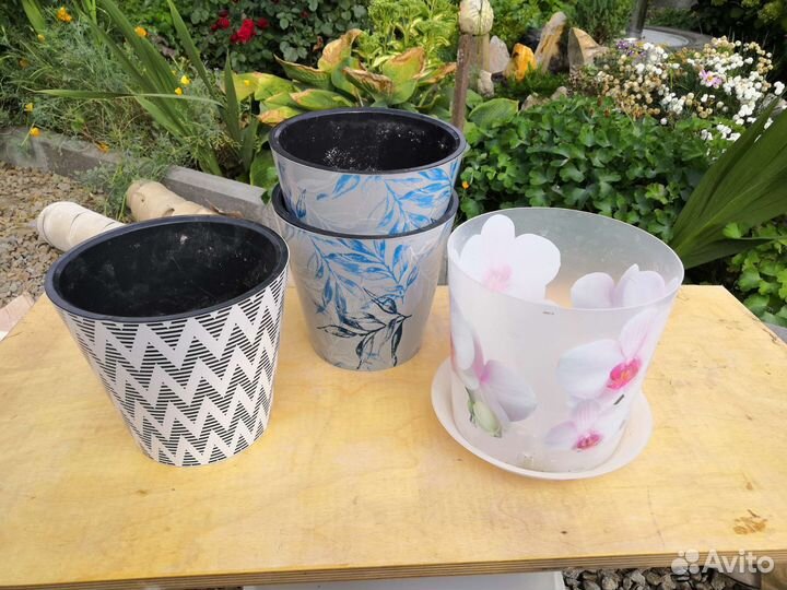 Горшок пластик