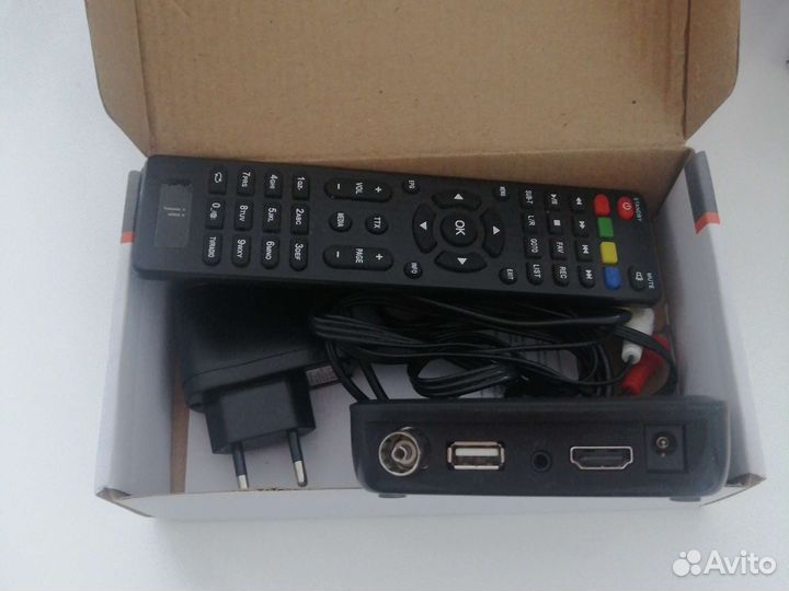 Приставка для цифрового тв на 20 каналов dvb-t2