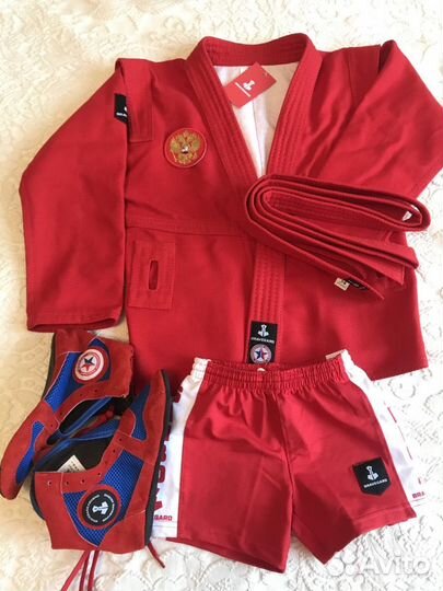 Самбовки красные/синие «bravegard» PRO