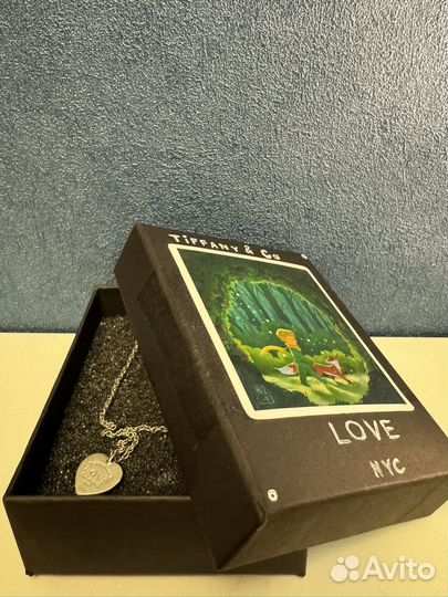 Подвеска tiffany - please return to love