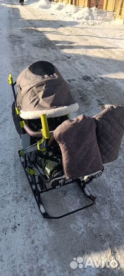 Санки коляска ника 7