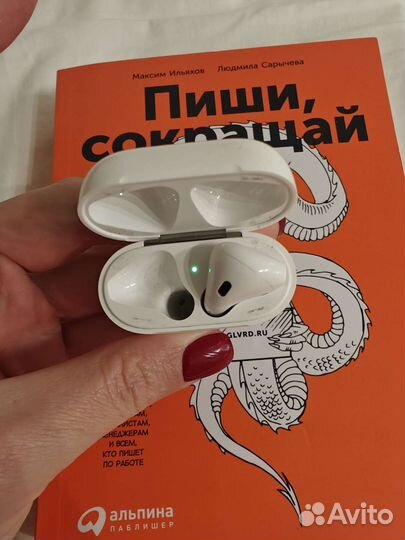 Airpods 2 наушник правый с кейсом
