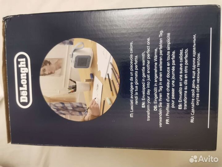 Керамический тепловентилятор DeLonghi Capsule Desk