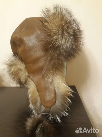 Шапка с ушками женская