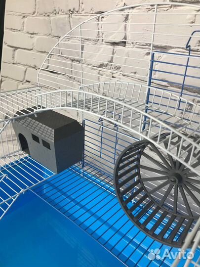 Клетка для грызунов крыс дегу хомяков 39х57х43см