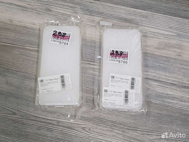 Чехол силиконовый прозрачный Redmi Note 9S, 9 Pro