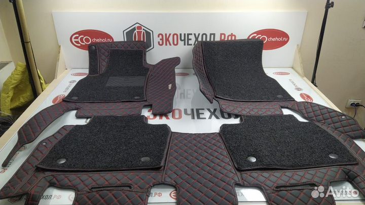 3D Коврики Range Rover Салон Багажник из Экокожи