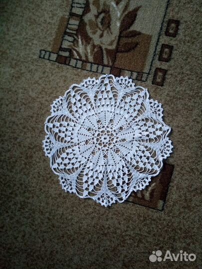 Вязаные салфетки